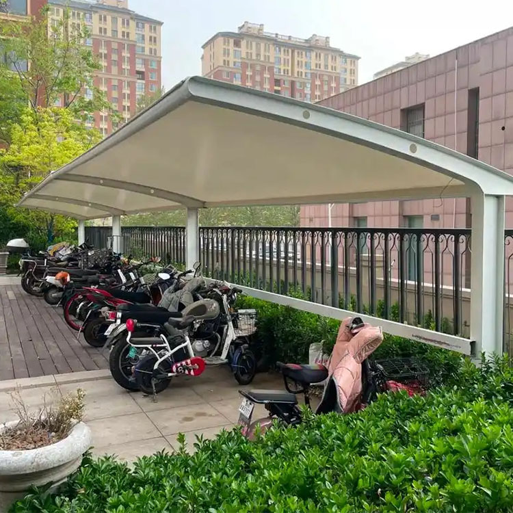 会泽县膜结构电动车棚